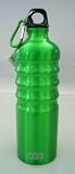 Oggi Lustre Aluminum Sport Bottle, Green