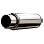 MagnaFlow 14857 Polished Stainless Steel Round Muffler with Tip