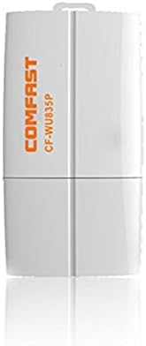 COMFAST 2T2R Mini 300Mbps WiFi Transmitter Receiver USB WiFi Wireless Network Card 802.11 n/g/b LAN Adapter RRTL8192EU Chipset WPS One Key Encryption For Desktop/Laptop White