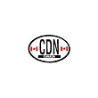 Canada Oval Decal