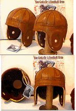 Cordovan Rust Leather Football Time Sports