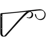 National Hardware V2653 9-Inch Plant Bracket, Black