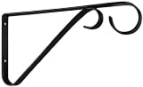 National Hardware V2653 9-Inch Plant Bracket, Black