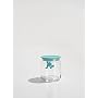 A di Alessi Gianni Glass Jar, Blue Lid, 70 cl, (AMDR04 AZ)