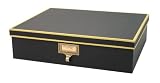 cargo Atheneum Document Box, Black, Set of 2