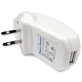 GenericUsbWallCharger-White1000mAH