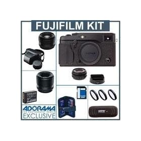 Fujifilm X-PRO1 Digital Camera Body - Bundle - with Fujifilm XF 18mm (27mm) F2.0 Lens, Fujifilm XF 35mm (53mm) F1.4 Lens, Fujifilm XF 60mm (90mm) F2.4 Lens, Spare Fuji NP-W126 Battery,2x 32GB SD Memory Card, Fujifilm LC-XPro1 Leather Case, 2x52mm Protector, 39mm Protector, USB 2.0 SD Reader