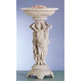 Three Maidens Pedestal Garden Sculpture - Aspen Country Store
