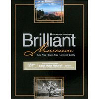 Museum Satin Matte Natural Paper 8.5 x 11 , 25 Sheets
