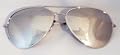 Elite Aviator Sunglasses w/ Spring Hinge (Silver)