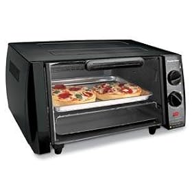 Proctor Silex 31117 4-Slice Toaster Oven/Broiler, Black