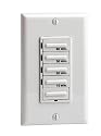 Leviton 612-6260M-00W Decora 60-30-20-10 Preset Minute Electronic Timer, White