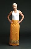 Mango Two-toned Wrap Around Skirt