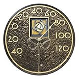 Amber Dark Hunter Rose Thermometer - 12 Diameter