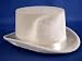 Adult White Costume Velour Top Hat