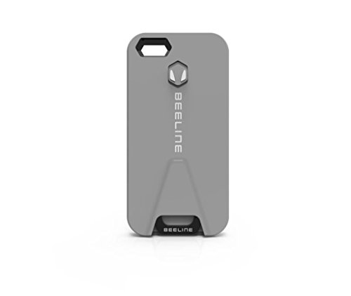 Beeline Protective iPhone 5/5s Case w/ 30" Retractable Carabiner Gray