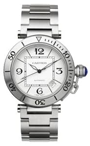 Cartier Pasha Seatimer Steel Mens Watch W31080M7