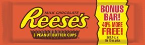 Reese`s Peanut Buttr Cup Bonus, 40 Bars