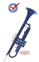 Student Blue Bb Trumpet With Case, BLUTRUM