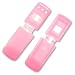 Verizon Alltel Sprint CDMA MotoKrzr Motorola Krzr K1m Transparent Pink Premium Silicone Skin Case Cover