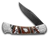 BUCK 110 Folding Hunter Yellowhorse Howl at the Mooon Native Steel 1/1 Pocket Knife