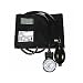 Professional Blood Pressure Set with Black Cuff for Adults