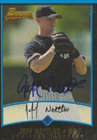 Jeff Nettles, New York Yankees, 2001 Bowman Rookie Card Autographed Card