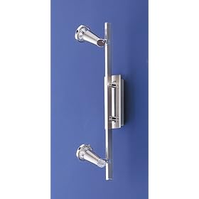 Eglo 81858A Milano 2 Light Track Light Fixture, Nickel Chrome by Eglo