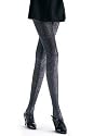 Valentine's Day Lurex Sexy Tights Hosiery Leg Wear with Glittery Shimmer