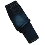 Wrangler Dark Blue Sand Blast Wash Stretch Jeans by Wrangler