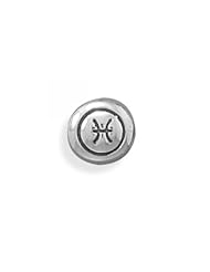 MMA Silver - Oxidized Pisces Zodiac Bead