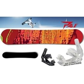 Sandstorm Red 154 PALE et Fixation snowboard