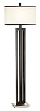 Linbrook Espresso Chrome Floor Lamp