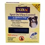 WELLMARK INTERNATIONAL 77500 ZODIAC SPOT ON FLEA and TICK CONTROL