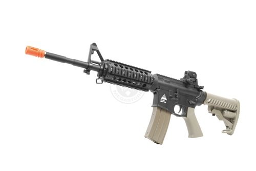 Full Metal AMR-4 M4 RIS Airsoft Electric Blowback Gun MOSFET AEG (Foliage Green)