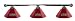 Arizona Cardinals Pool Table Light - Chrome Bar