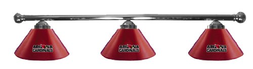 Arizona Cardinals Pool Table Light - Chrome Bar
