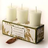 Set of 3 Votive Candles in Gift Box, Elegant Gardenia Seda France