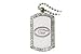 University of Georgia Bulldogs UGA Dog Tag Necklace