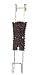 Tiki Hawaiian Robe Towel OVER DOOR HOOK bathroom NEW