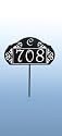 Le Paris Garden Reflective Address Sign