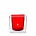 LEONARDO 086418 Set Tischlicht Cube 8 cm rot 2-teilig