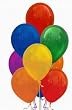50 Basis Ballons, bunt sortierte Farben -90190-