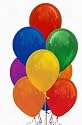 50 Basis Ballons, bunt sortierte Farben -90190-
