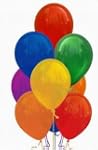 50 Basis Ballons, bunt sortierte Farb...