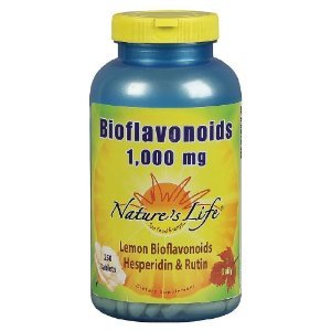 Nature's Life Bioflavonoids Tablets, Lemon, 1000 Mg, 250 Count