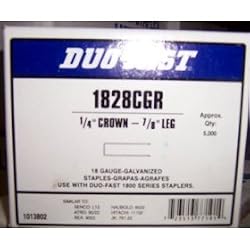 DUO-FAST 1828CGR 1/4" CROWN X 7/8" LEG 18 GAUGE STAPLES