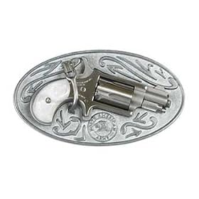 North American Arms Belt Buckle Nickel Mini Revolvers - Grips Pads Stocks by 