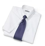 Arrow Wrinkle Free Short Sleeve Oxford Solid Dres Shirt - Button Down Collar