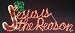 Jesus Is The Reason Ropelight Christmas Yard Decoration